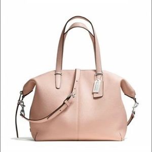 COACH Bleecker Cooper Pebbled Leather Satchel